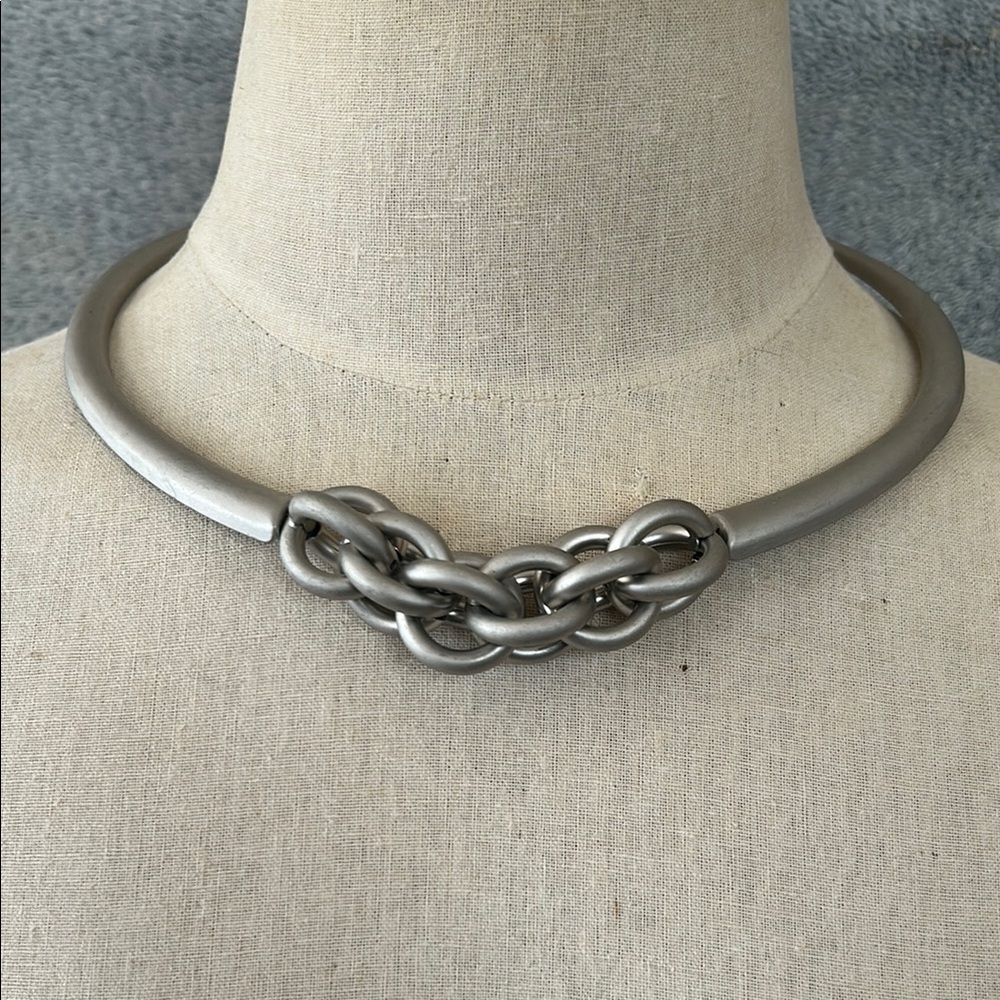 Modern🪩Silver Chunky Chain Necklace